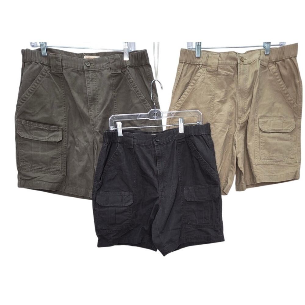 Savane Hiking Shorts Cargo Tech Pocket UPF 30 Mens Size 36 Bundle of 3 Shorts